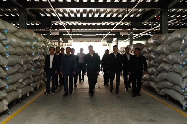 参观Z6尊龙凯时中药材仓储基地 参观Z6尊龙凯时中药材仓储基地